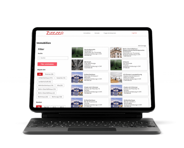 Abonnemente | Zimmo.swiss